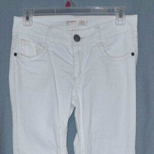 White Boot Cut Jeans, Women's Size 5